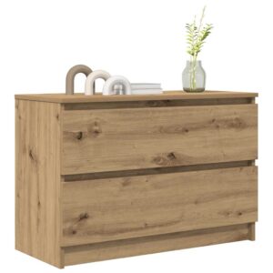 vidaXL TV Cabinet Oak 80x35x54cm