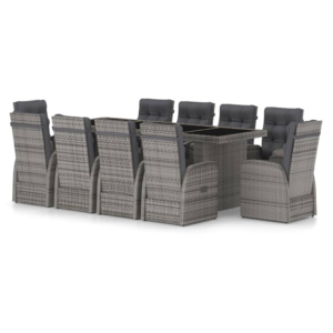 vidaXL 11pc Garden Dining Set