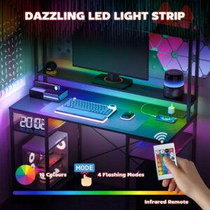 Homcom Computer Desk w/ Monitor Stand