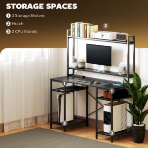 Homcom Computer Desk w/ Monitor Stand