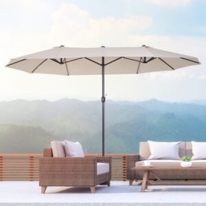 Outsunny 4.6m Double-Sided Parasol