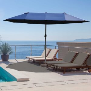 Outsunny 4.6m Double-Sided Parasol