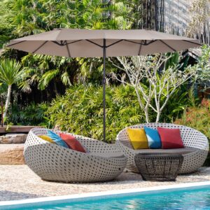 Outsunny 4.6m Double-Sided Parasol