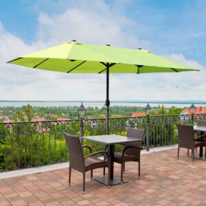 Outsunny 4.6m Double-Sided Parasol