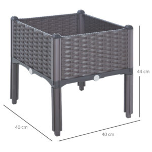 Outsunny PP Raised Garden Planter