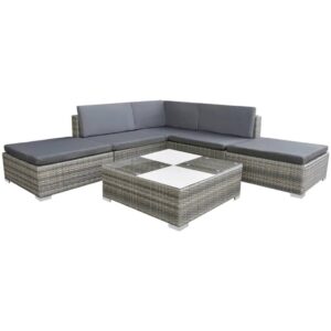 vidaXL 6pc Garden Lounge Set