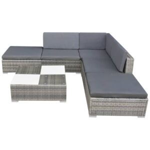 vidaXL 6pc Garden Lounge Set