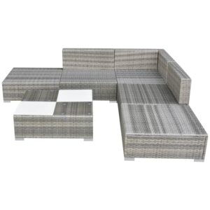 vidaXL 6pc Garden Lounge Set