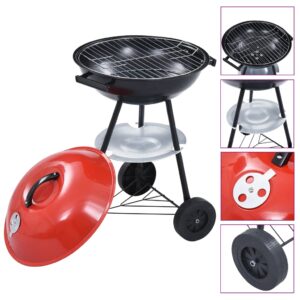 vidaXL Portable XXL Charcoal Kettle BBQ