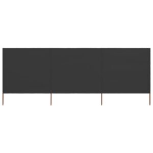 vidaXL 3-panel Wind Screen