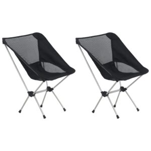 vidaXL 2 x Folding Camping Chairs
