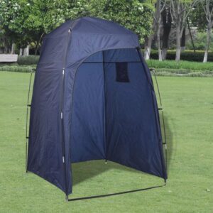 vidaXL Shower & Toilet Tent Blue