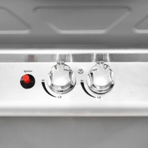 vidaXL Gas BBQ Grill Stainless Steel