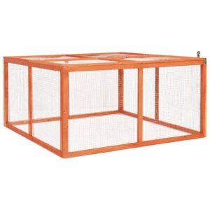 vidaXL Rabbit Hutch Solid Firwood