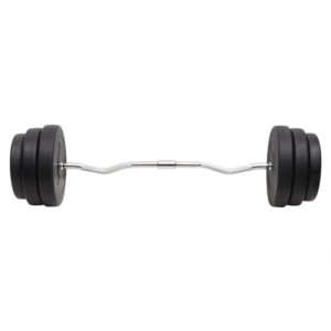 vidaXL Curl Barbell w/ Plates 90kg
