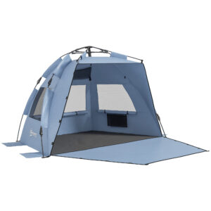 Outsunny 2-3 Man Pop Up Beach Tent
