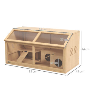 PawHut Wooden Hamster Cage PawHut Wooden Hamster Cage