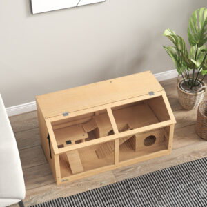 PawHut Wooden Hamster Cage