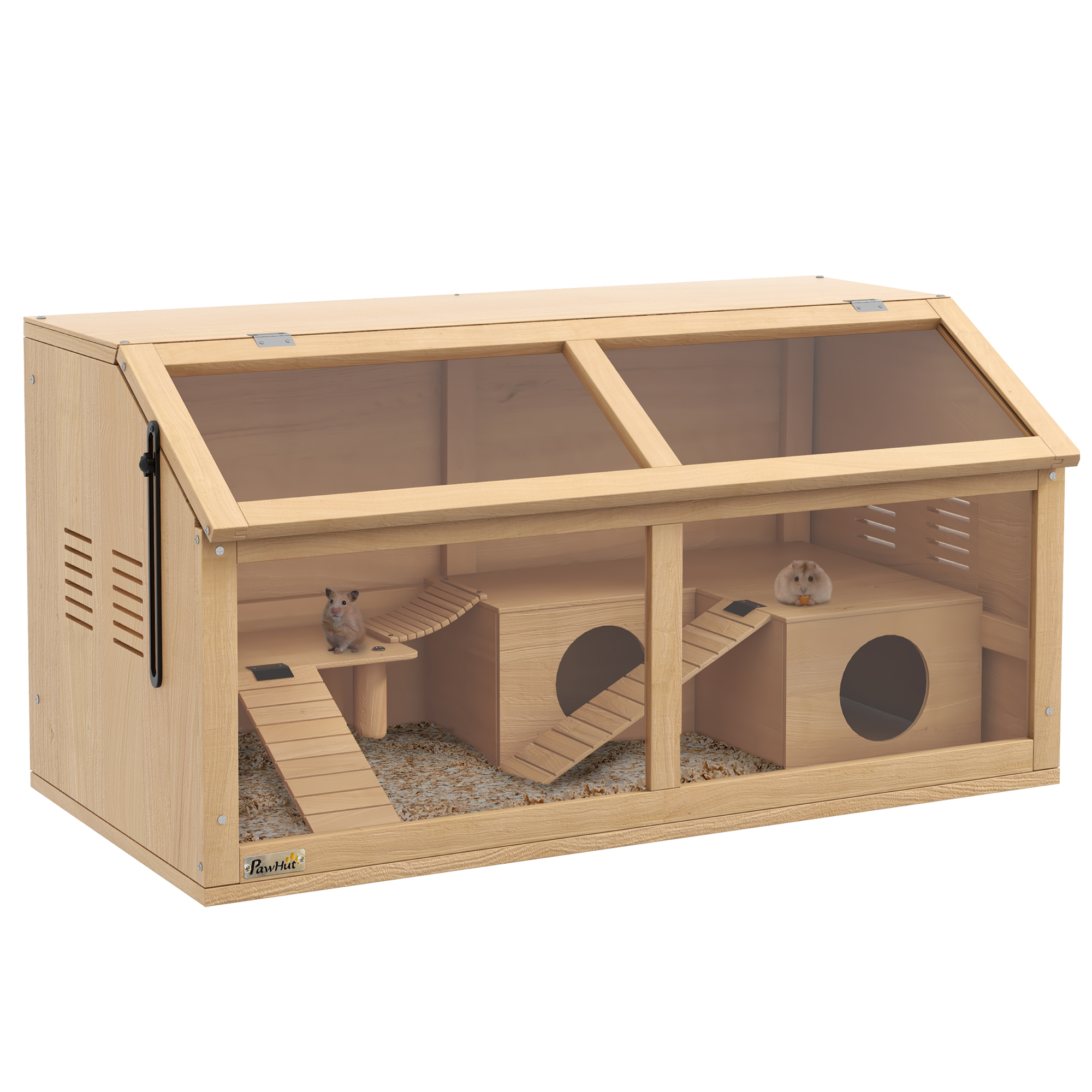 PawHut Wooden Hamster Cage PawHut Wooden Hamster Cage
