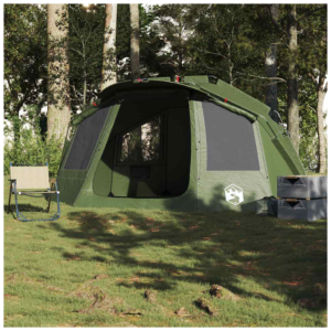 vidaXL 5-Person Fishing Tent Green