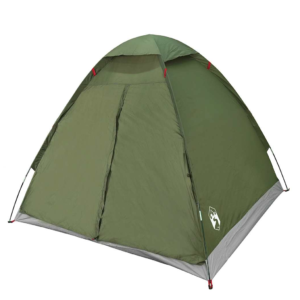 vidaXL 2-Person Dome Tent Olive Green
