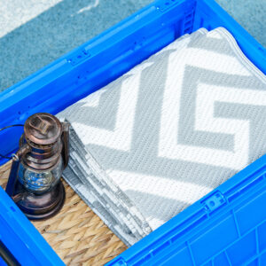 Homcom Bicycle Trailer 65L Storage Box