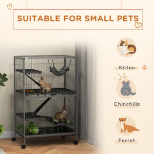 PawHut Small Animal Cage Multi Level PawHut Small Animal Cage Multi Level