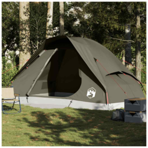 vidaXL 6-Person Dome Tent Brown