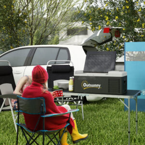 Outsunny 16L Car Fridge Freezer 12/24V DC