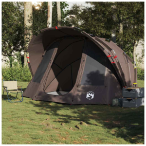 vidaXL 5-Person Fishing Tent Brown