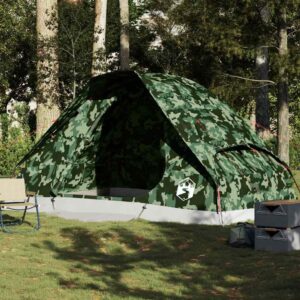 vidaXL 6-Person Dome Tent Camouflage