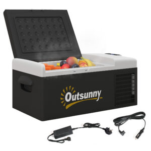 Outsunny 16L Car Fridge Freezer 12/24V DC