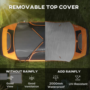 Outsunny 5-6 Man 2 Room Tent Outsunny 5-6 Man 2 Room Tent