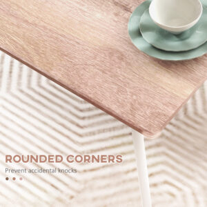 Homcom 5pc Dining Set 4 Chairs