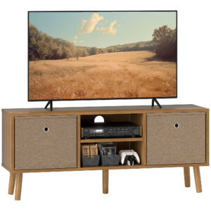 Homcom TV Cabinet Stand w/ Shelves