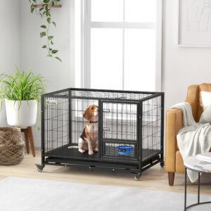 PawHut 43" Heavy Duty Dog Crate