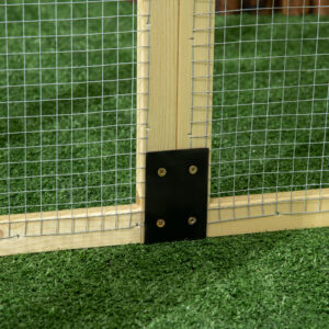 PawHut Chicken Run Wooden Natural Finish PawHut Chicken Run Wooden Natural Finish