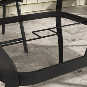 Outsunny Garden Dining Table Grey