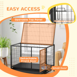 PawHut 43" Heavy Duty Dog Crate