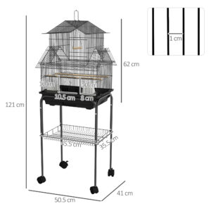 PawHut Bird Cage Small With Perch