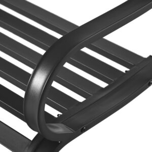 Outsunny 2 Seater Bench Metal Loveseat