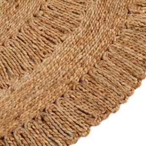 vidaXL Area Rug Hand-braided Jute