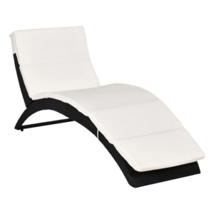 Rattan Sun Lounger w/ Cushion