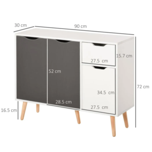 Homcom Sideboard w/ Two Drawers