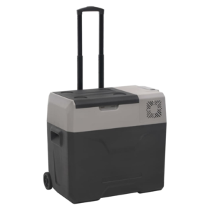 vidaXL Cool Box w/ Wheels & Adapter