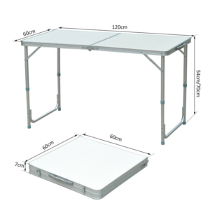 Outsunny 4ft Aluminium Camping Table