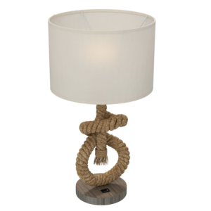 Homcom LED Nautical Table Lamp w/ USB