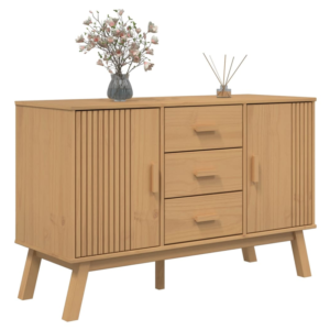 vidaXL Sideboard Brown 114x43x73.5cm