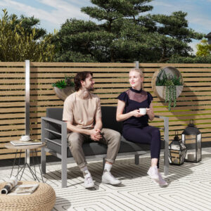 Outsunny All-Weather Garden Loveseat