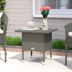 Outsunny PE Rattan Outdoor Coffee Table